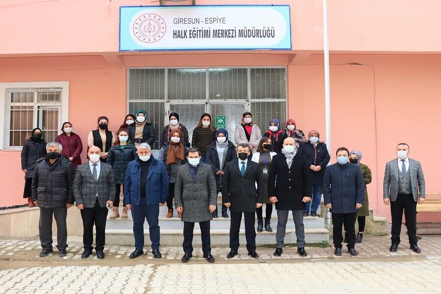Giresun'da Mesleki Eğitim Kursları Başlattık