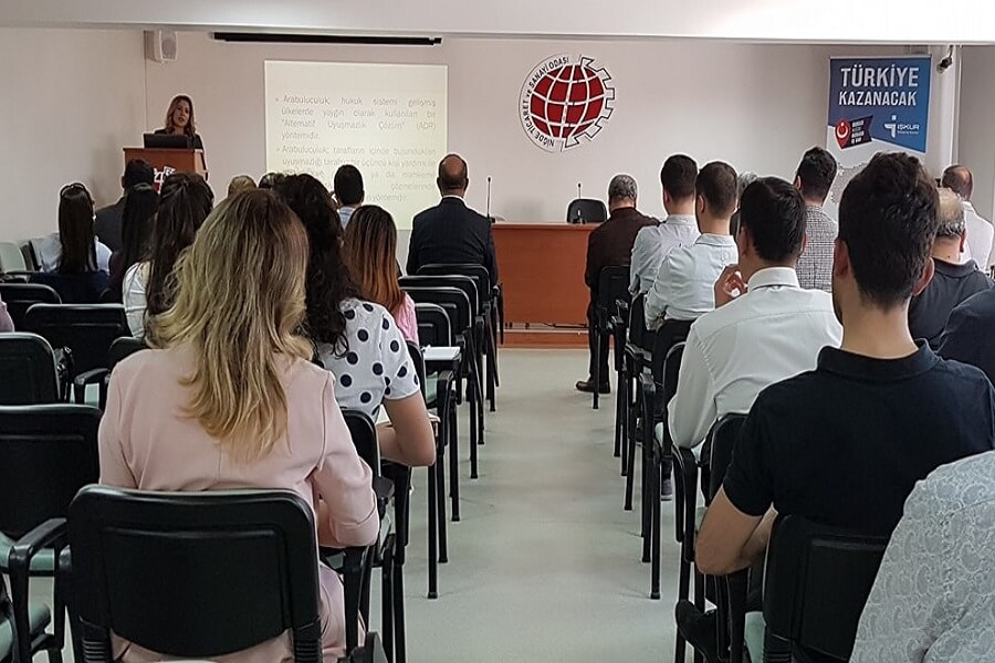 “İş Hukuku Uyuşmazlıklarında Arabuluculuk” Bilgilendirme Toplantısı Yaptık