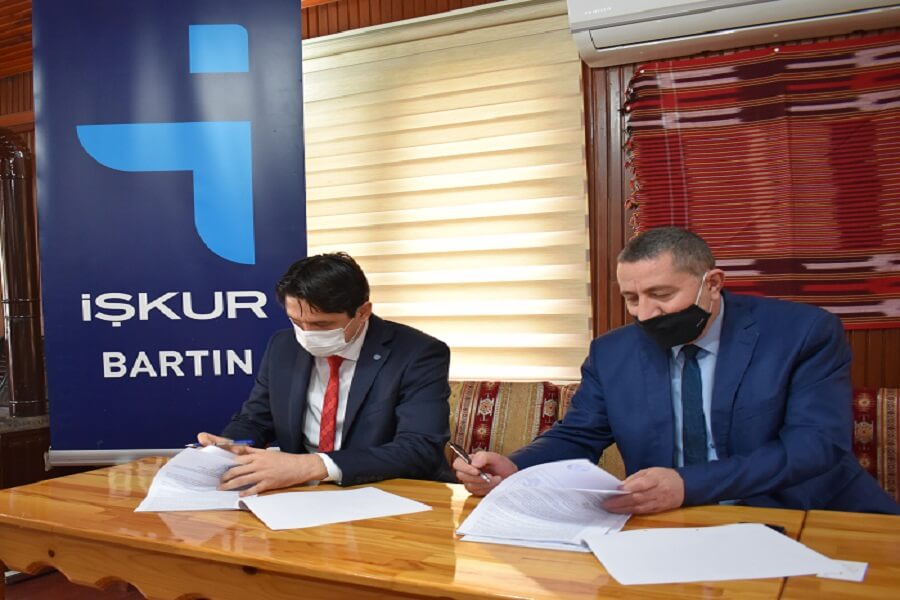 Bartın'da İşbaşı Eğitim Programı Protokolü İmzaladık