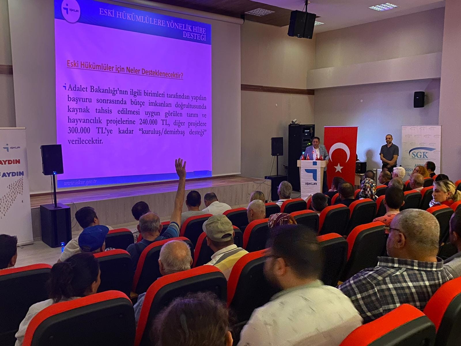 Aydın’da Engelli ve Eski Hükümlü Hibe Desteği Bilgilendirme Toplantısı Düzenlendi