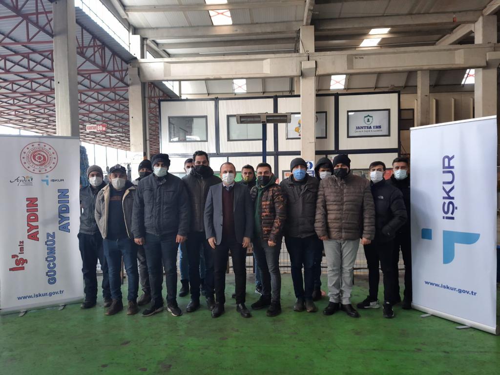 Aydın'da “Temel İmalat ve Montaj Elemanı” Mesleğinde İşbaşı Eğitim Programı Başlatıldı