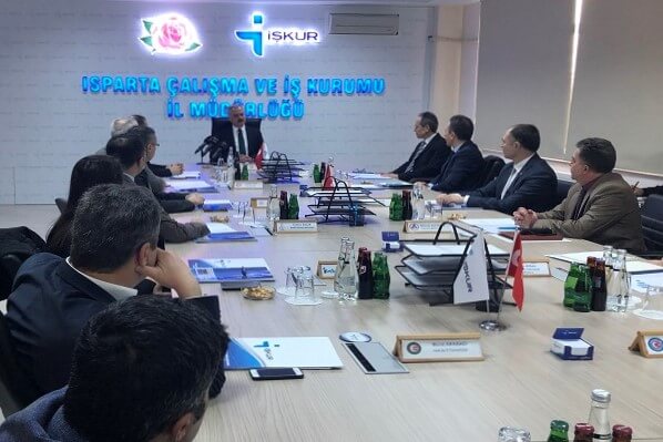 Isparta İl İstihdam ve Mesleki Eğitim Kurulu Toplantısı Gerçekleştirildi