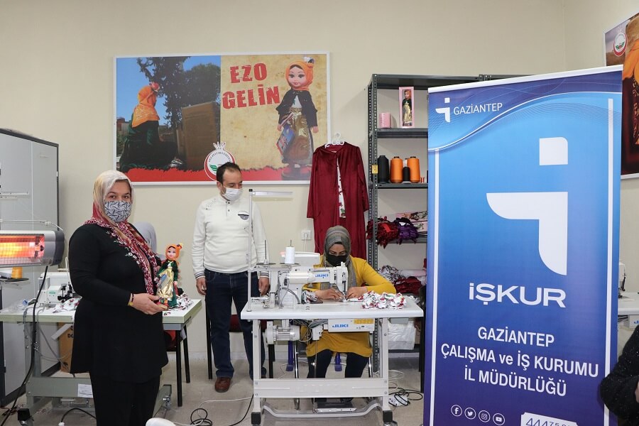 Oğuzeli'nde Mesleki Eğitim Kursu Başlattık