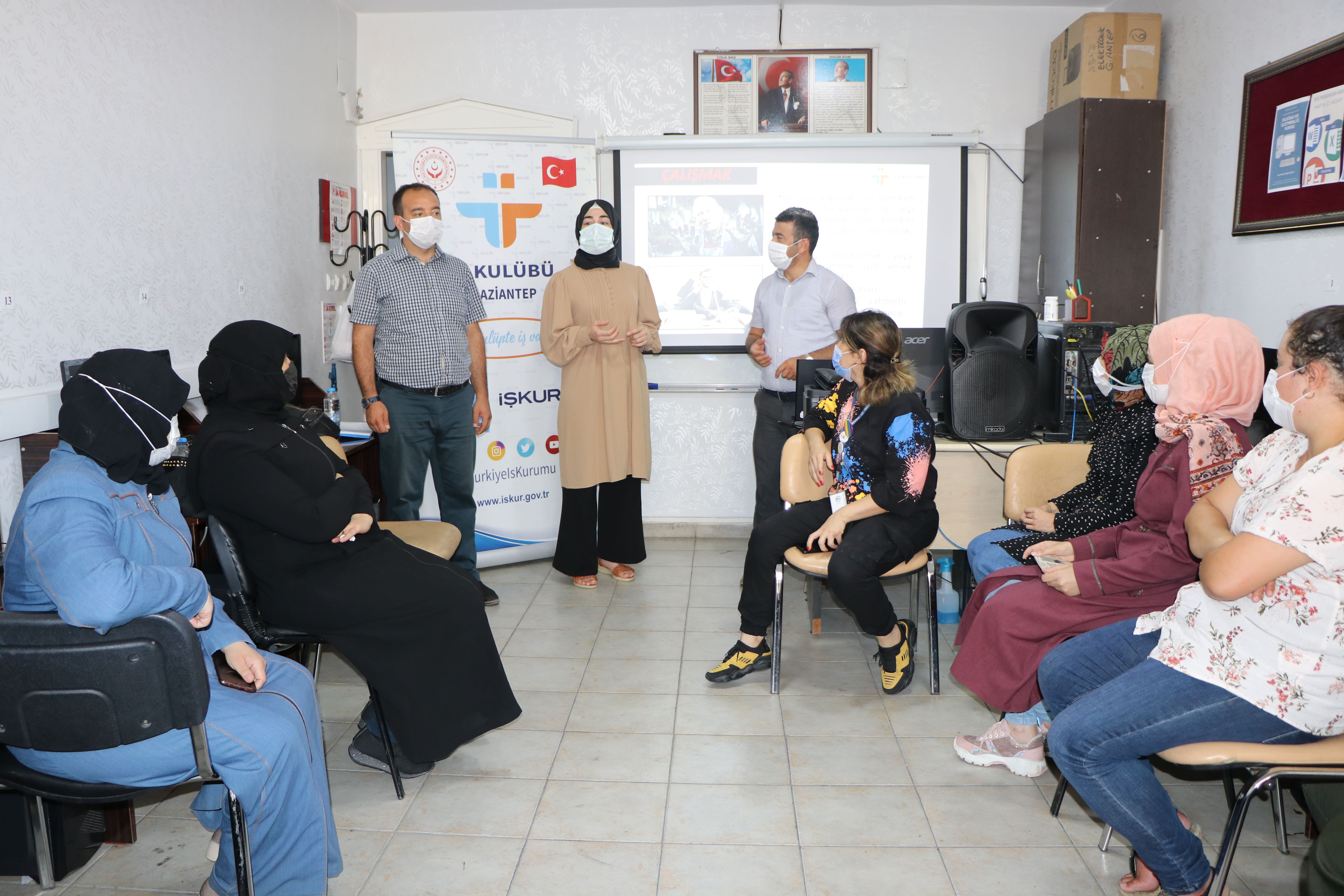 Gaziantep'te İş Kulübü Eğitimi Verdik