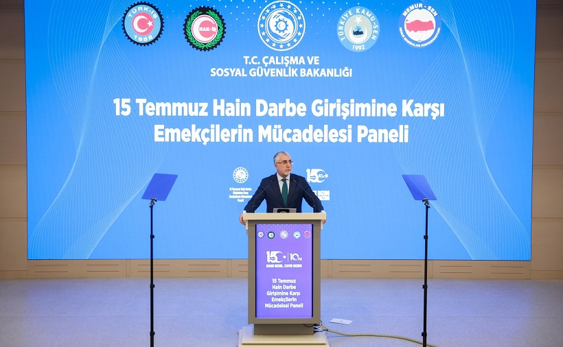 Bakan Işıkhan, 15 Temmuz Hain Darbe Girişimine Karşı Emekçilerin Mücadelesi Paneli’ne Katıldı kapak görseli