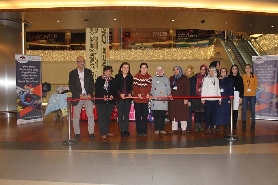 Malatya'da Mesleki Eğitim Kursu Sergisine Katıldık